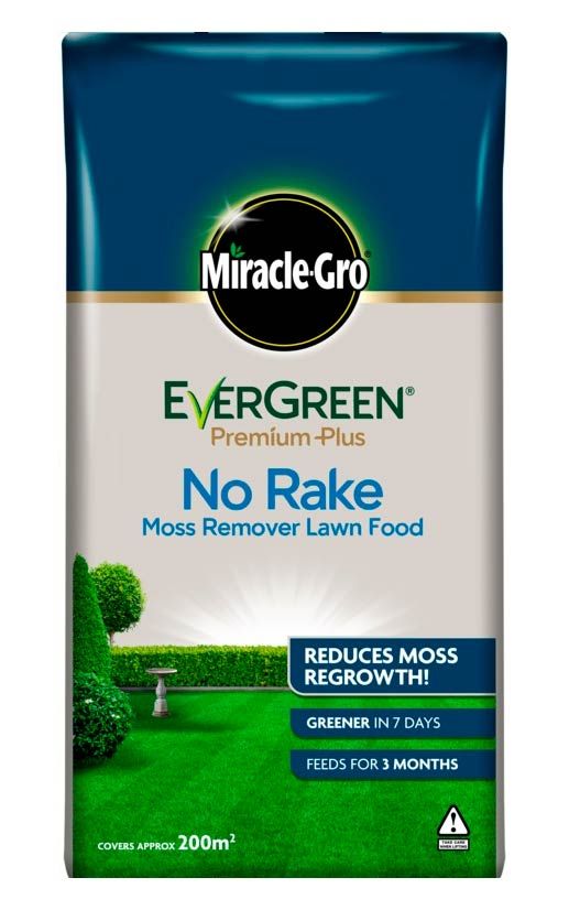MiracleGro Evergreen No Rake Moss Remover 200m2 (20kg) Ample