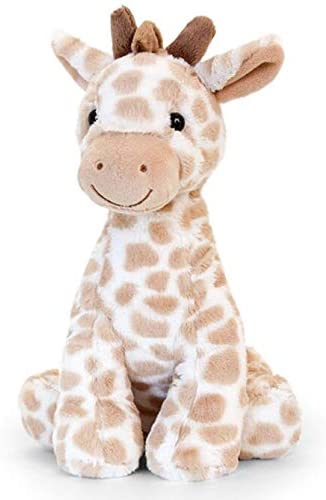 Keel Toys Nursery 26cm Snuggle Giraffe Natural, Cream & Brown