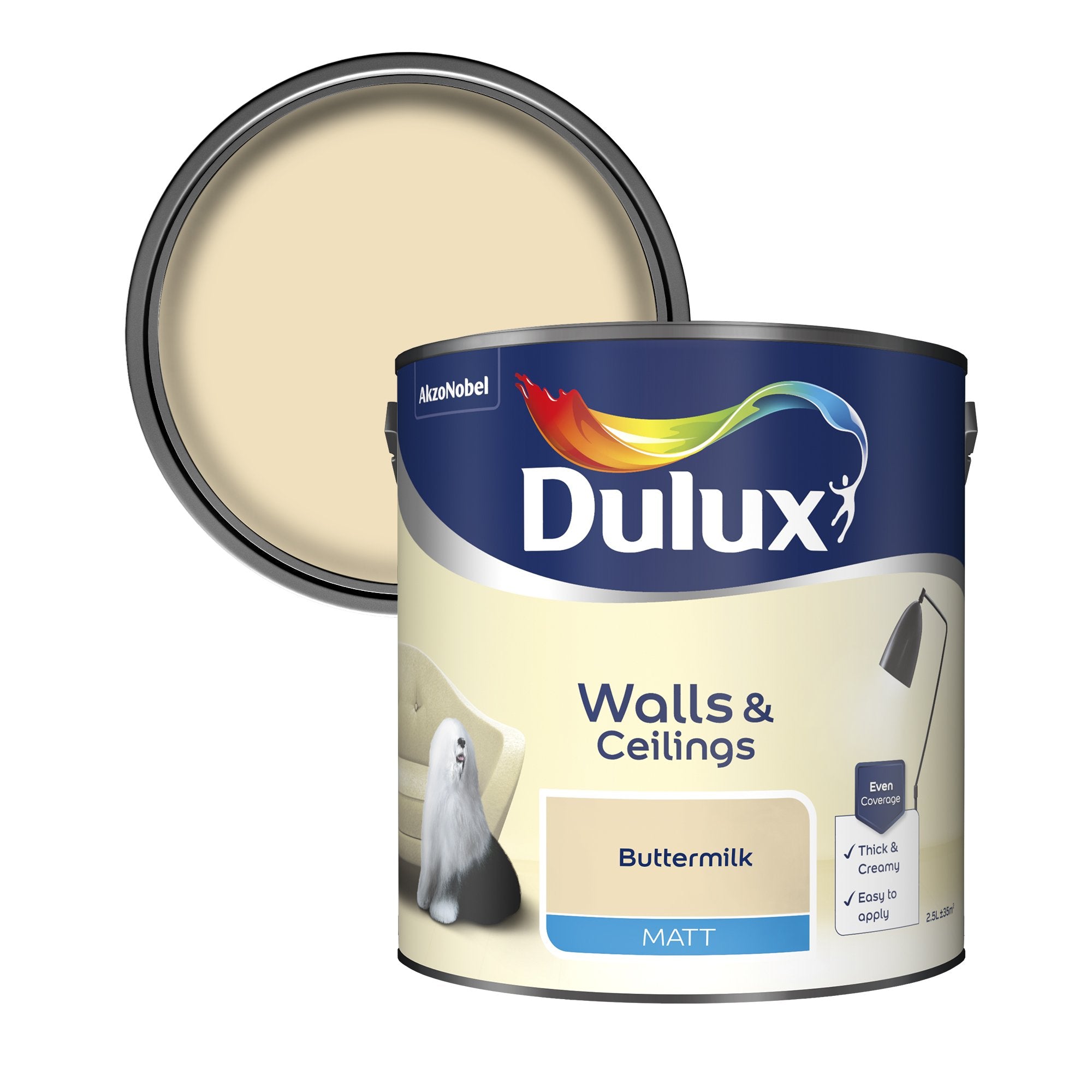 Dulux-Matt-Emulsion-Paint-For-Walls-And-Ceilings-Buttermilk-2.5L 