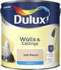 Dulux Matt Emulsion Paint For Walls And Ceilings - Soft Peach 2.5L Garden & Diy  Home Improvements  