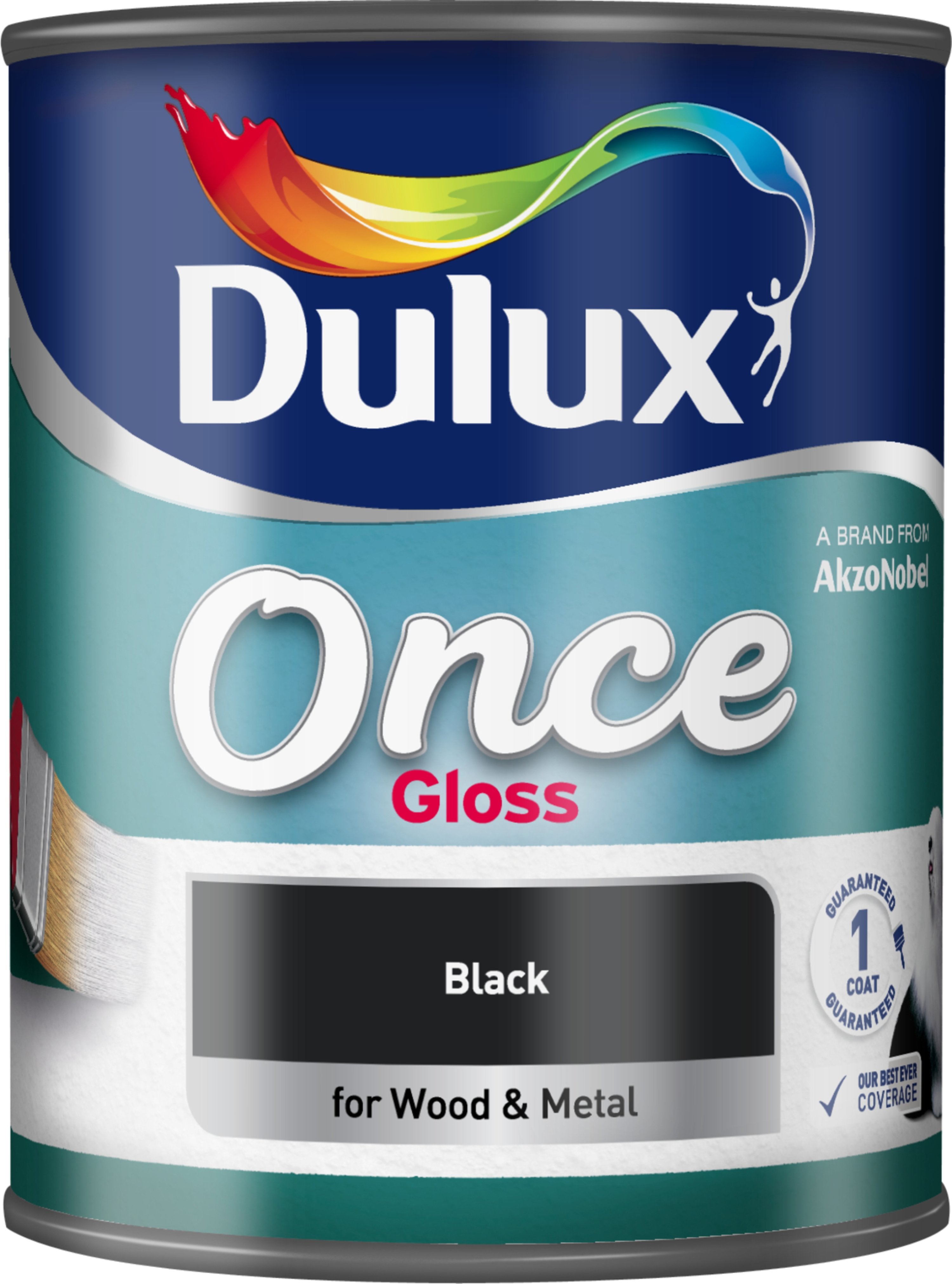 Dulux-Once-Gloss-Paint-For-Wood-And-Metal-Black-750ml