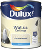 Dulux Matt Emulsion Paint For Walls And Ceilings - Orchid White 2.5L Garden & Diy Home Improvements