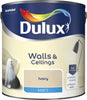 Dulux Matt Emulsion Paint For Walls And Ceilings - Ivory 2.5L Garden & Diy  Home Improvements  