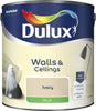 Dulux Silk Emulsion Paint For Walls And Ceilings - Ivory 2.5L Garden & Diy  Home Improvements  