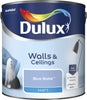 Dulux Matt Emulsion Paint For Walls And Ceilings - Blue Babe 2.5L Garden & Diy  Home Improvements  