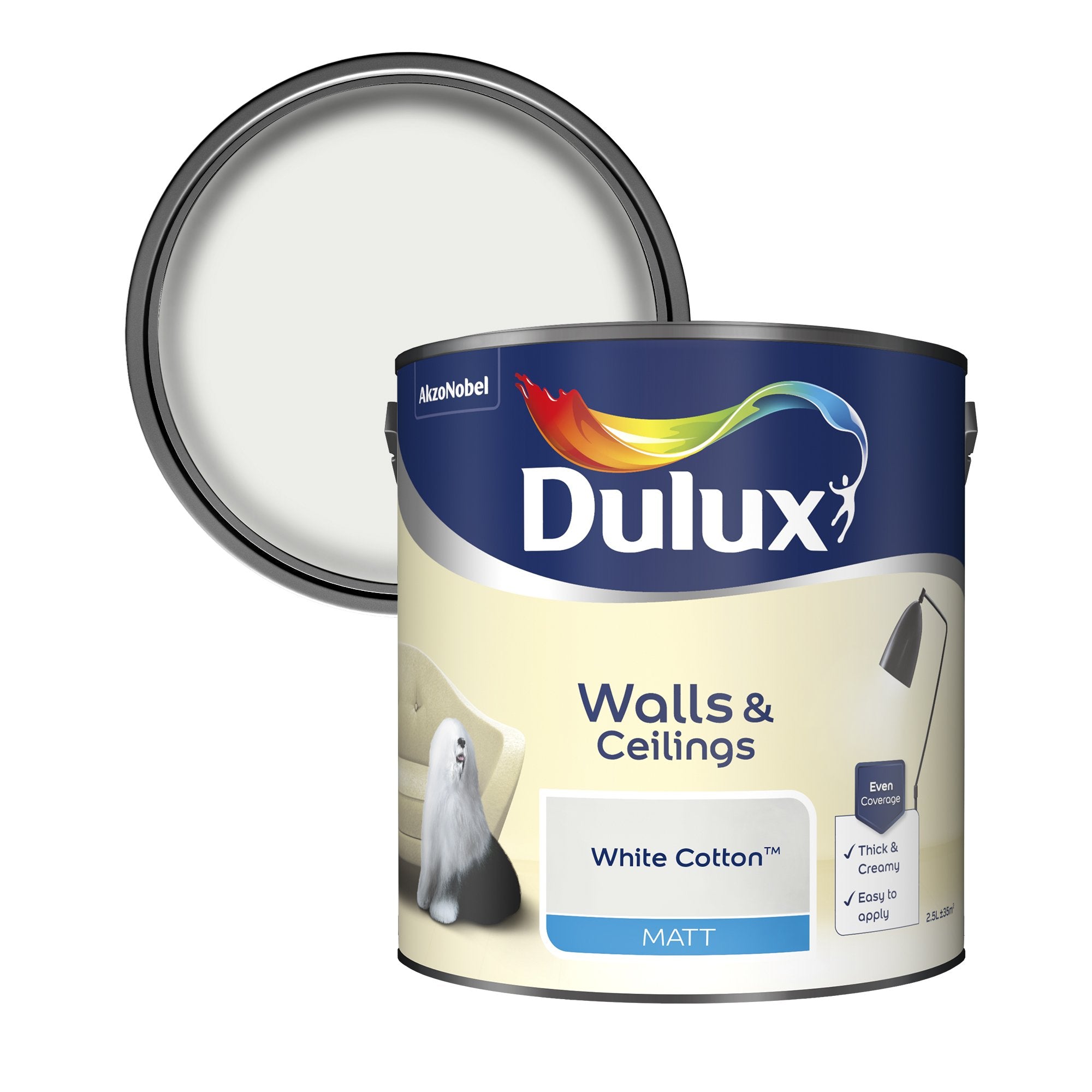 Dulux-Matt-Emulsion-Paint-For-Walls-And-Ceilings-White-Cotton-2.5L
