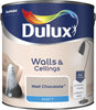 Dulux Matt Emulsion Paint For Walls And Ceilings - Malt Chocolate 2.5L Garden & Diy  Home