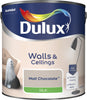 Dulux Silk Emulsion Paint For Walls And Ceilings - Malt Chocolate 2.5L Garden & Diy  Home