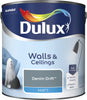 Dulux Matt Emulsion Paint For Walls And Ceilings - Denim Drift 2.5L Garden & Diy  Home Improvements