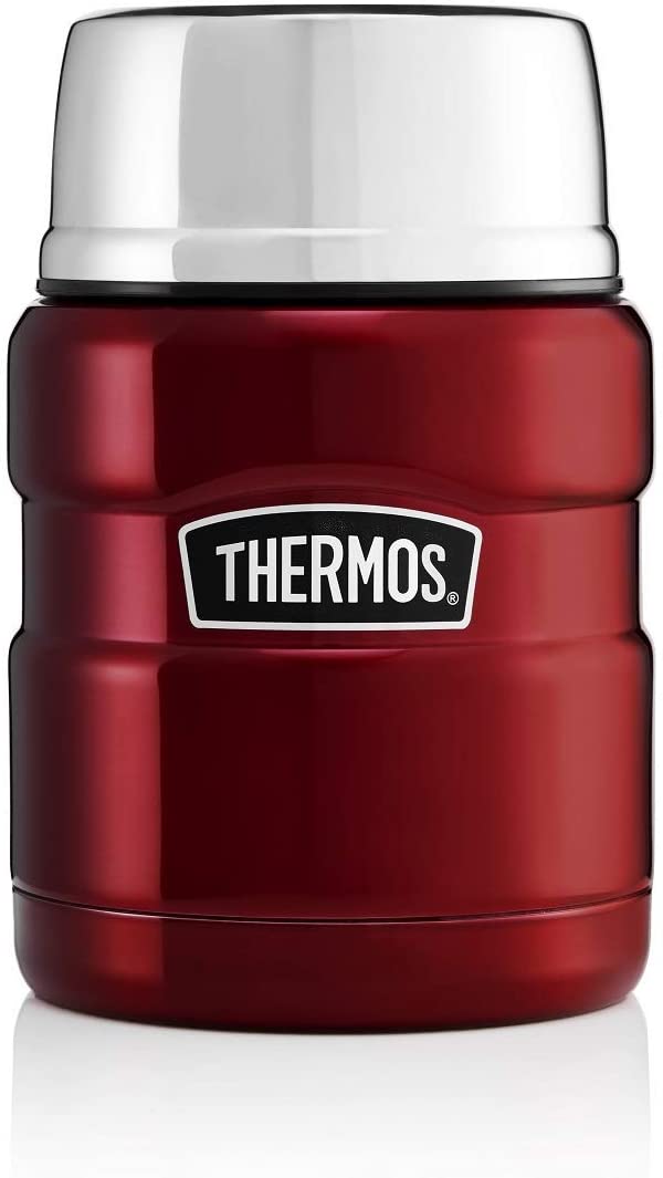 Thermos-Stainless-King-Food-Flask-Red-470 ml