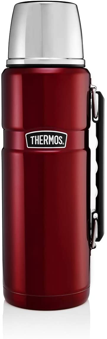 Thermos-Stainless-King-Flask-Red-1.2 L