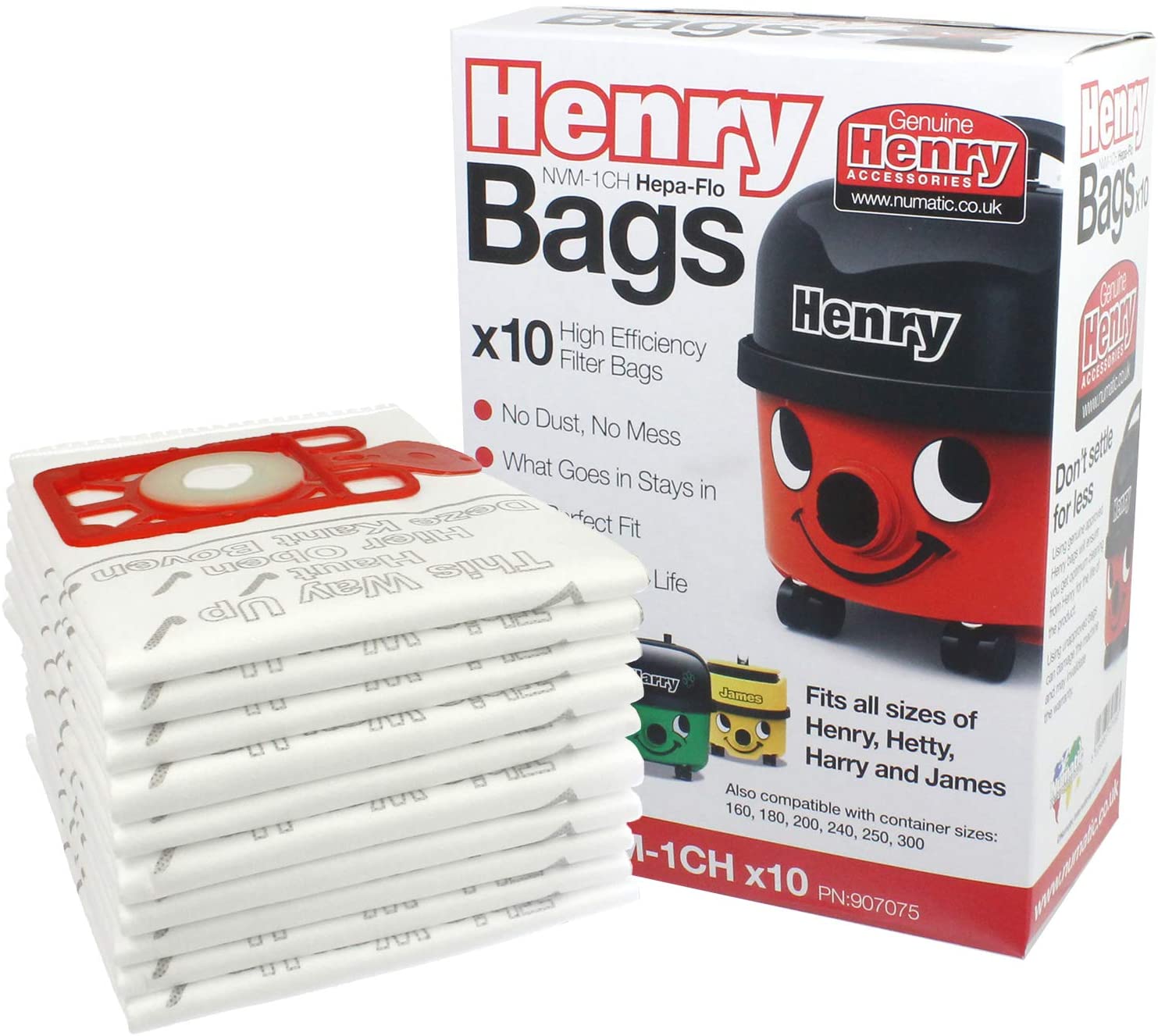 Genuine-Numatic-NVM-1CH-Numatic-Henry-and-James-Cleaner-Bags-Pack-of-10
