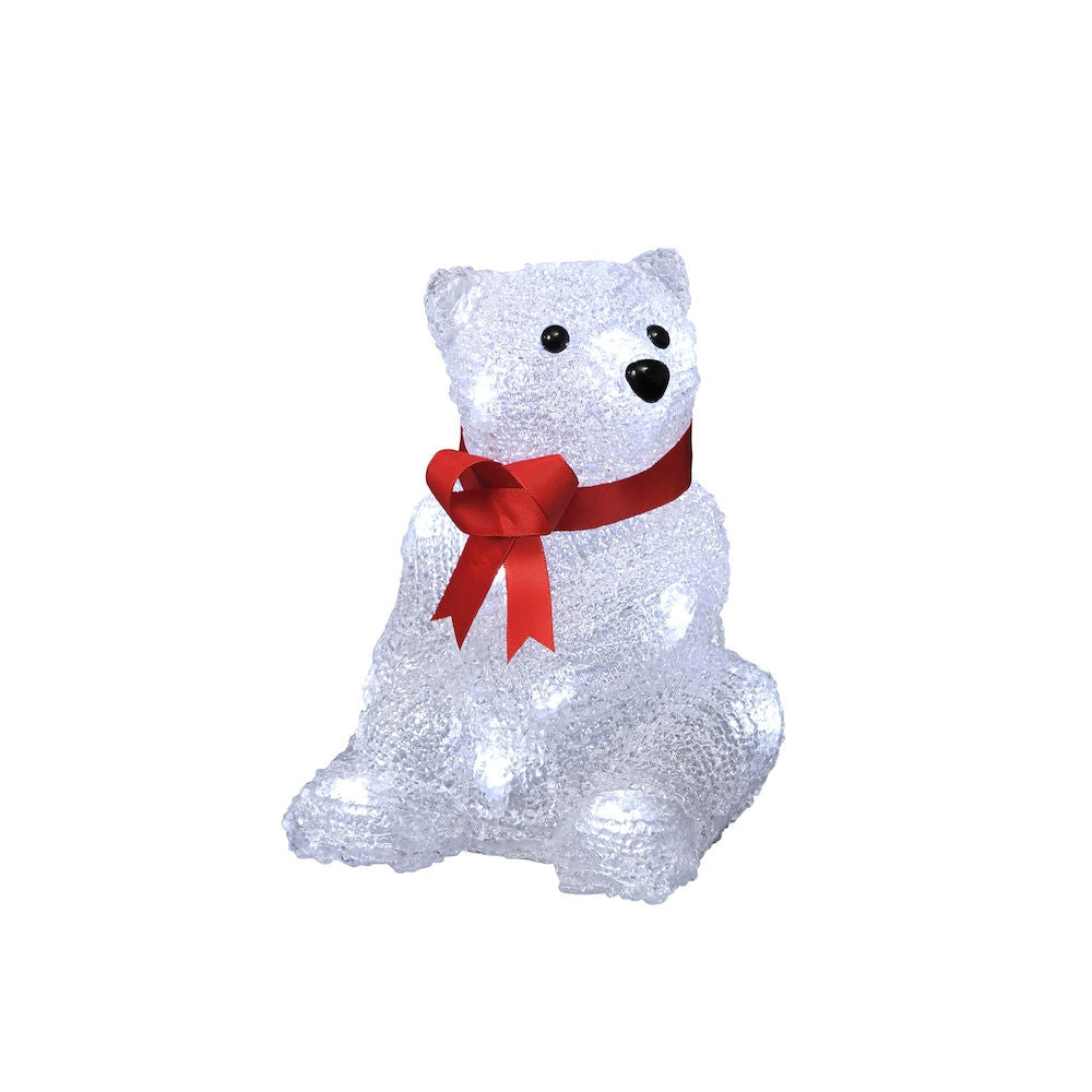 Acrylic-Sitting-Polar-Bear-18cm-LED