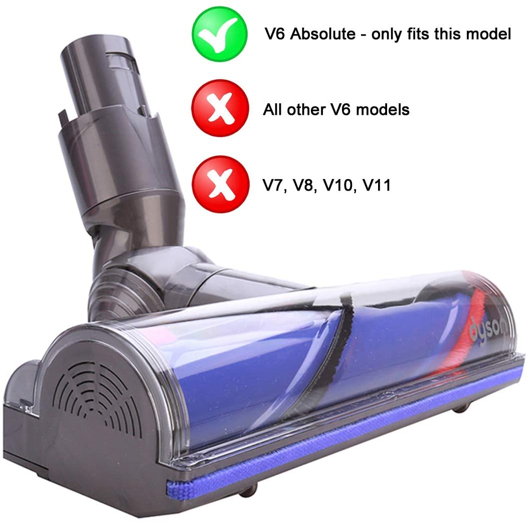 Dyson V6 Absolute Cordless Vacuum Cleaner Motorhead Brush Turbine Tool Home & Kitchen