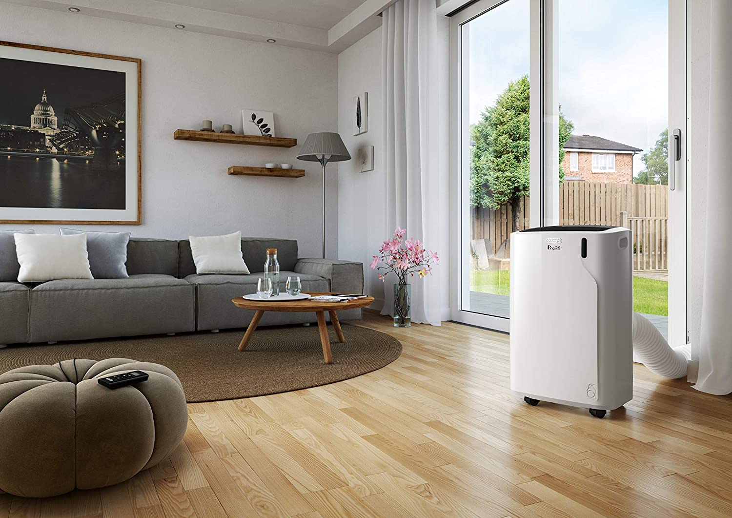 De'Longhi PACEM93 ECO Silent 10500 BTU Portable Air Conditioner - Great for Rooms up to 28 sqm