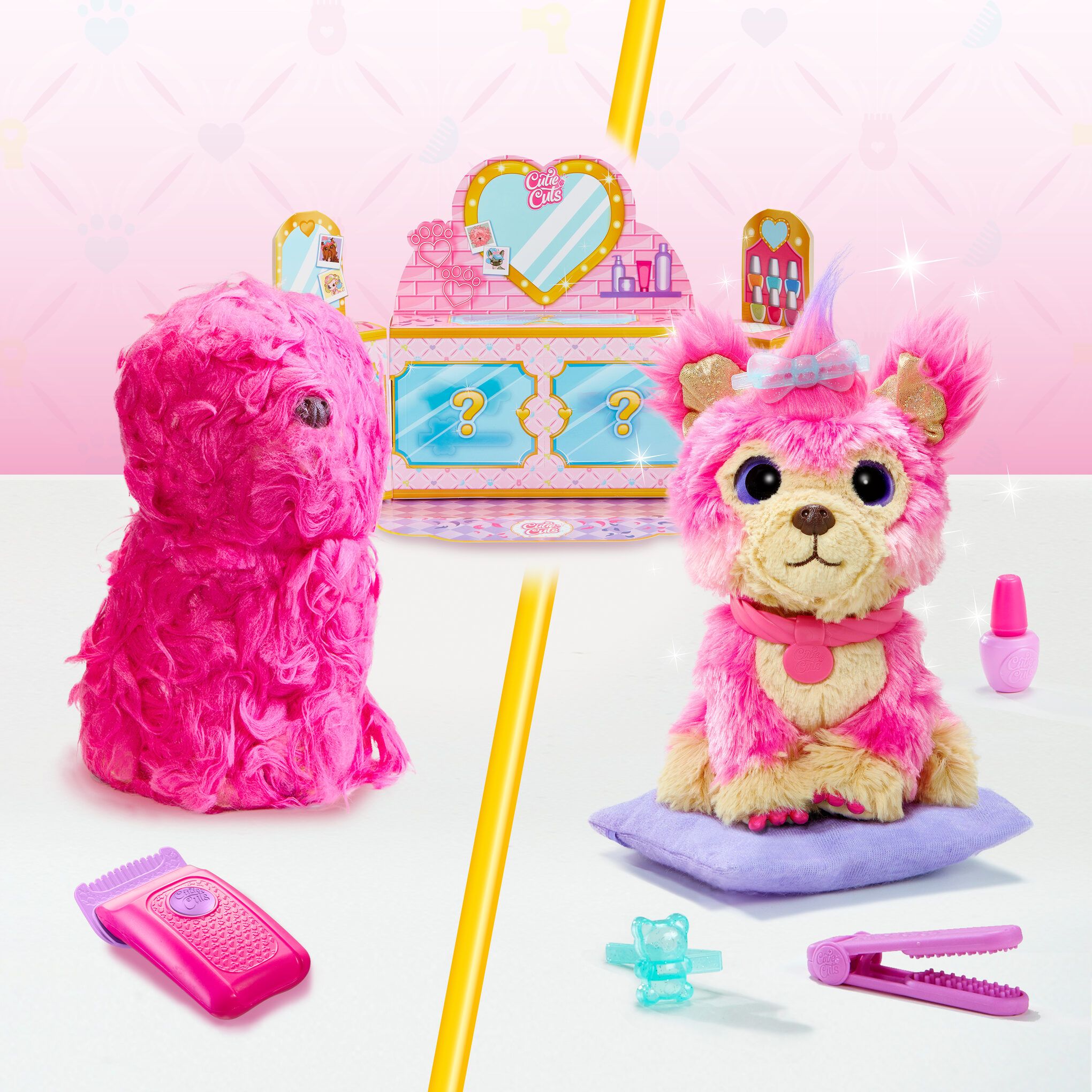 Scruff-A-Luvs Cutie Cuts Series 1 Pink
