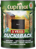 Cuprinol 5 Year Ducksback Exterior Woodcare - Black Litre Garden & Diy Home Improvements Painting