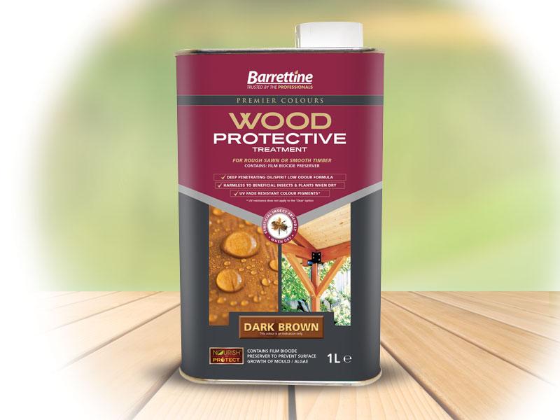 Barrettine-Wood-Protective-treatment-Dark-Brown-1L