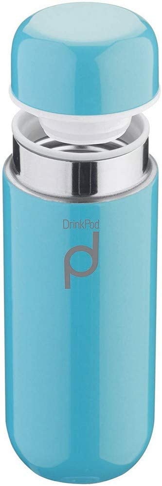 Grunwerg-200ml-Drinkpod-Stainless-Steel-Vacuum-Flask-Blue