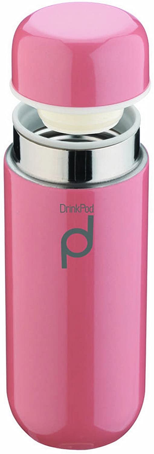 Grunwerg-200ml-Drinkpod-Stainless-Steel-Vacuum-Flask-Pink