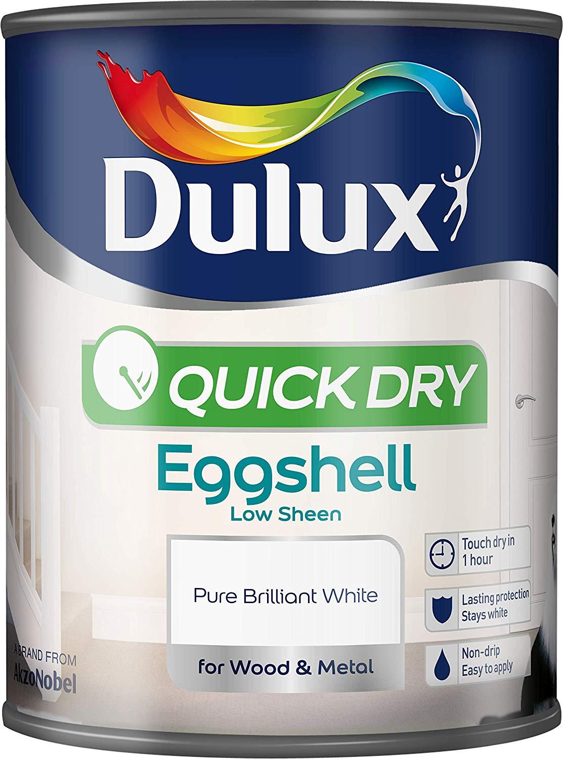 Dulux-Quick-Dry-Eggshell-Paint-For-Wood-And-Metal-Pure-Brilliant-White-750ml
