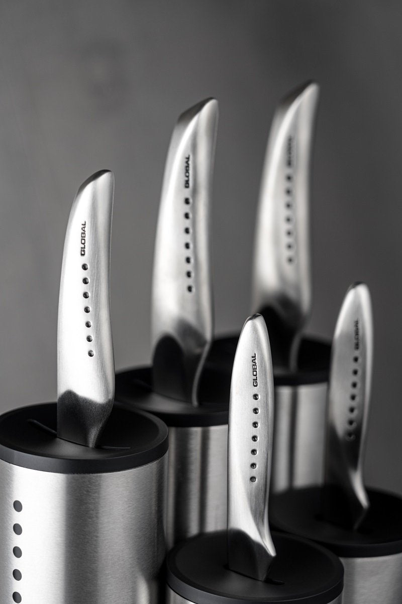 Global SAI2020/6B Sai Engine 6 Piece Knife Block Set Ample