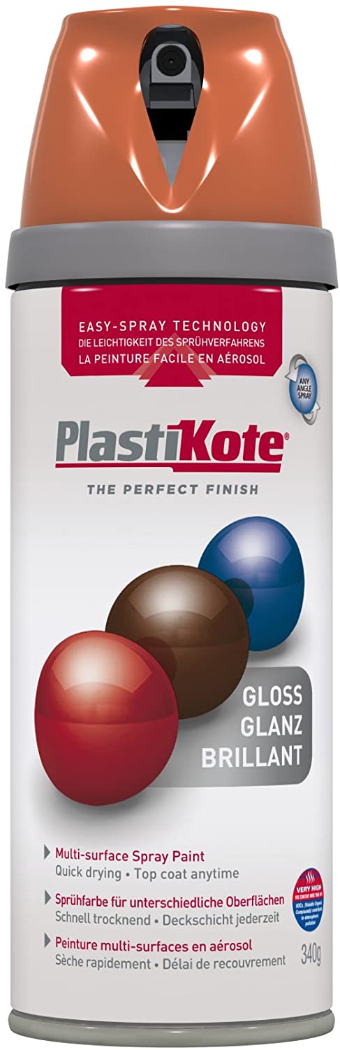 Plastikote Plasti-kote Premium Gloss Orange 400ml