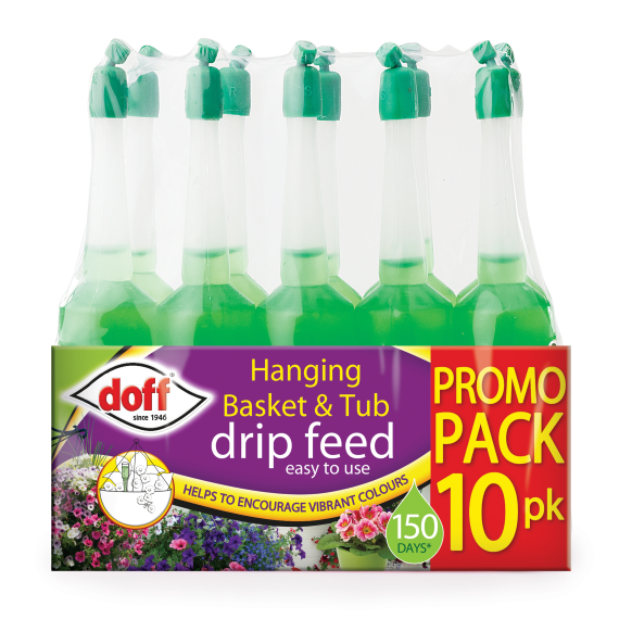 Doff-Hanging-Basket-&-Tub-Drip-Feed-10-Pack