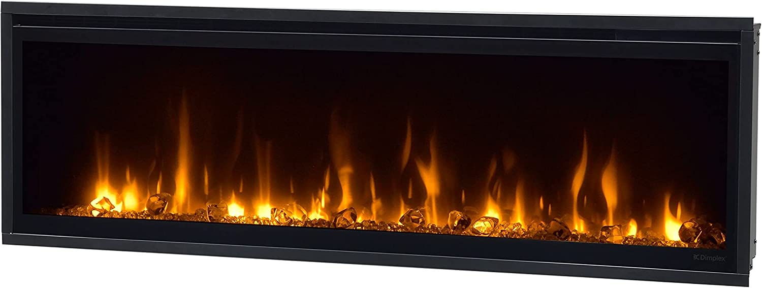 Dimplex Ignite XL 50" Indoor Wall-Mountable Fireplace Electric Black – Fireplace 1800w