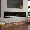 Dimplex Ignite XL 74" Indoor Wall-Mountable Fireplace Electric Black 1800w