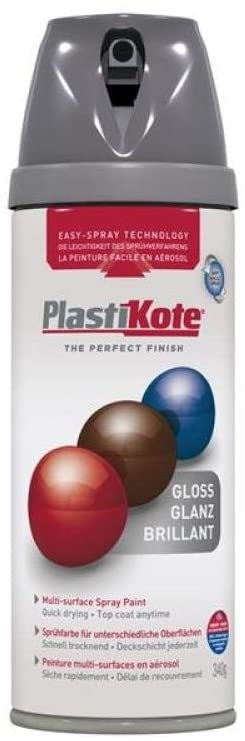 Plastikote Plasti-kote Premium Gloss Medium Grey 400ml