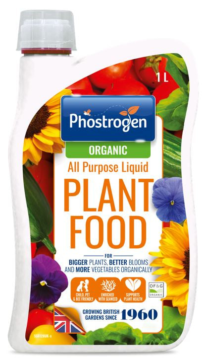 Phostrogen Organic All Purpose Liquid Plant Food 1L