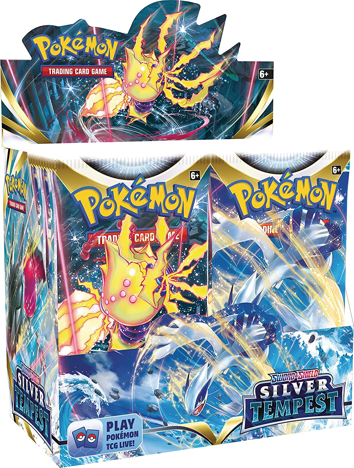 Pokémon Sword & Shield Silver Tempest Booster Display Box (36 Packs)