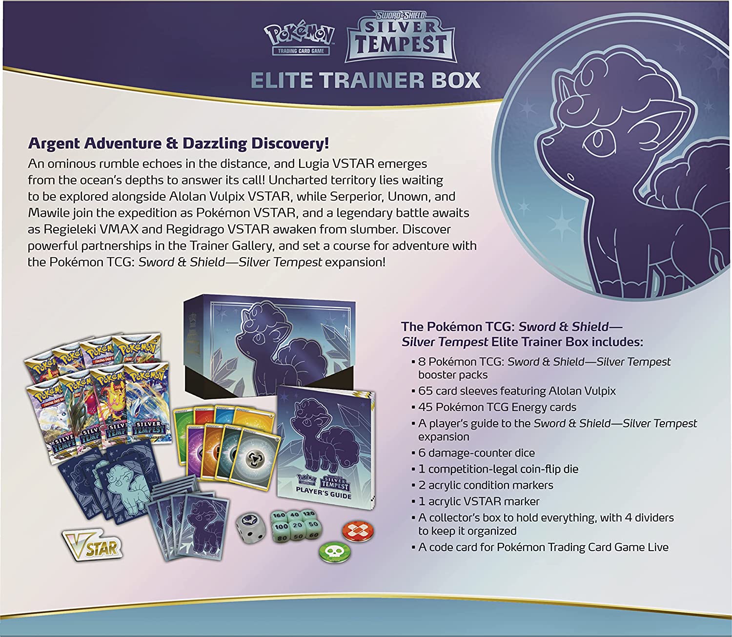 Pokémon Sword & Shield Silver Tempest Elite Trainer Box