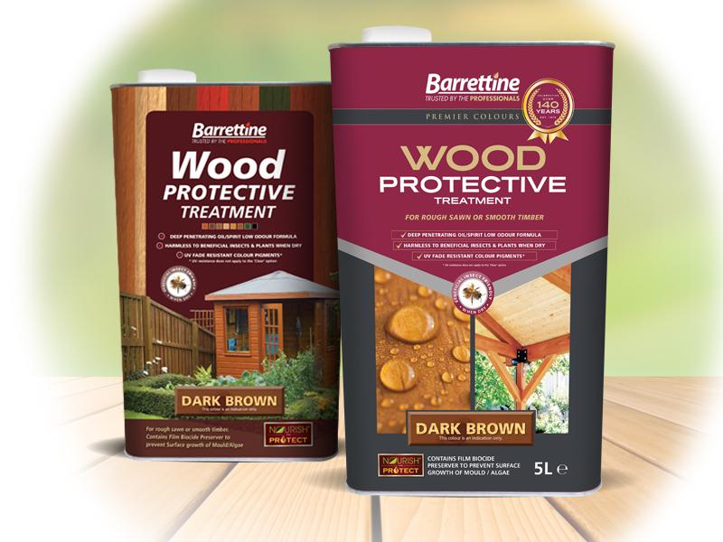 Barrettine-Wood-Protective-treatment-Dark-Brown-5L