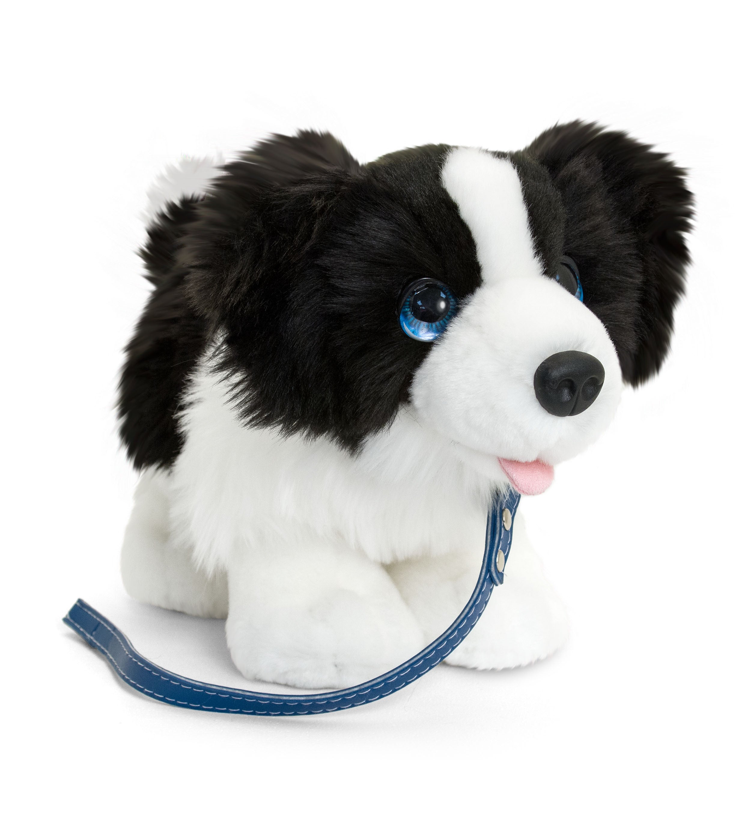 Keel-Toys-30cm-Signature-Cuddle-Puppy-Dog-On-Lead-Border-Collie