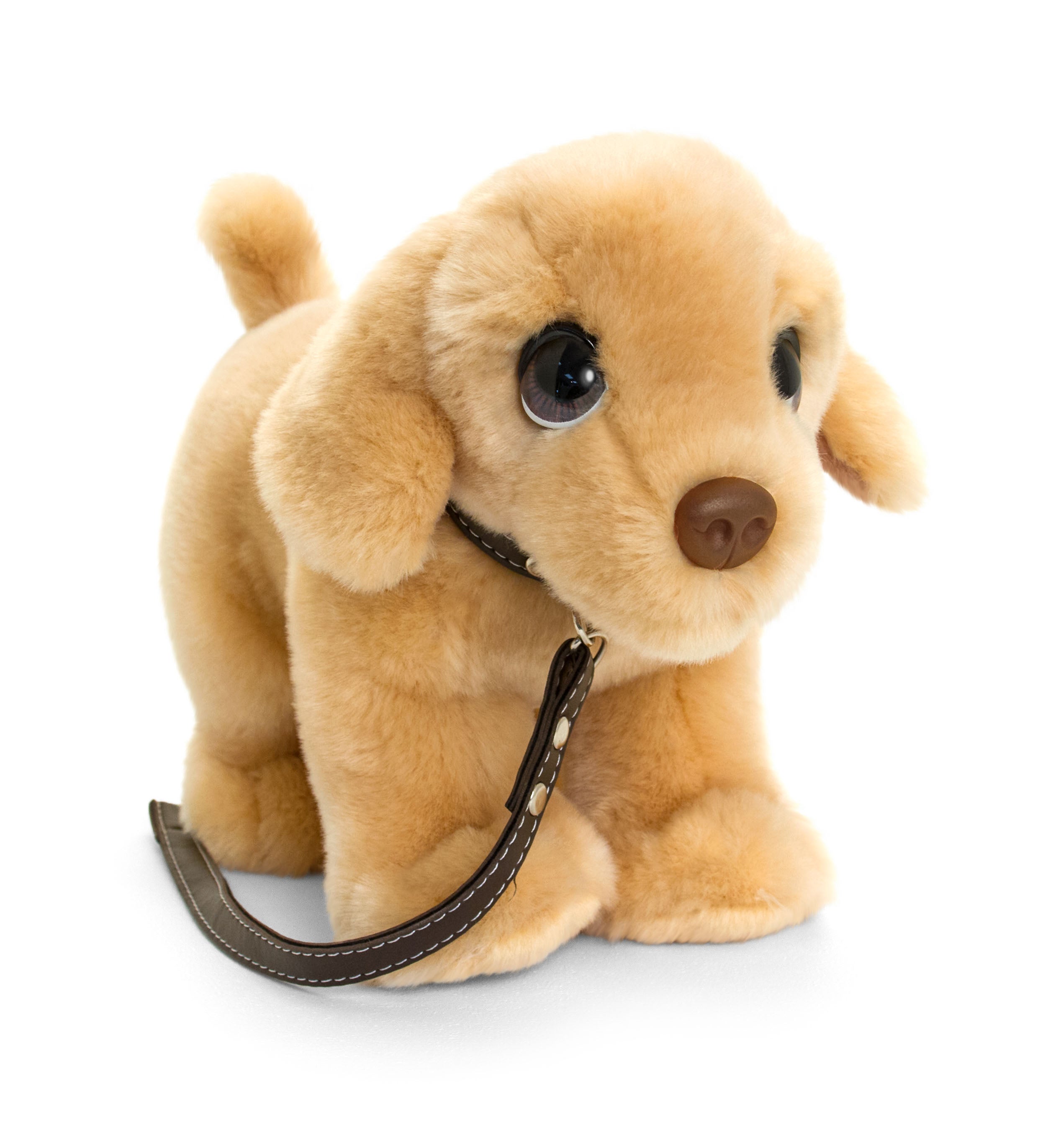 Keel-Toys-30cm-Signature-Cuddle-Puppy-Dog-On-Lead-Labrador