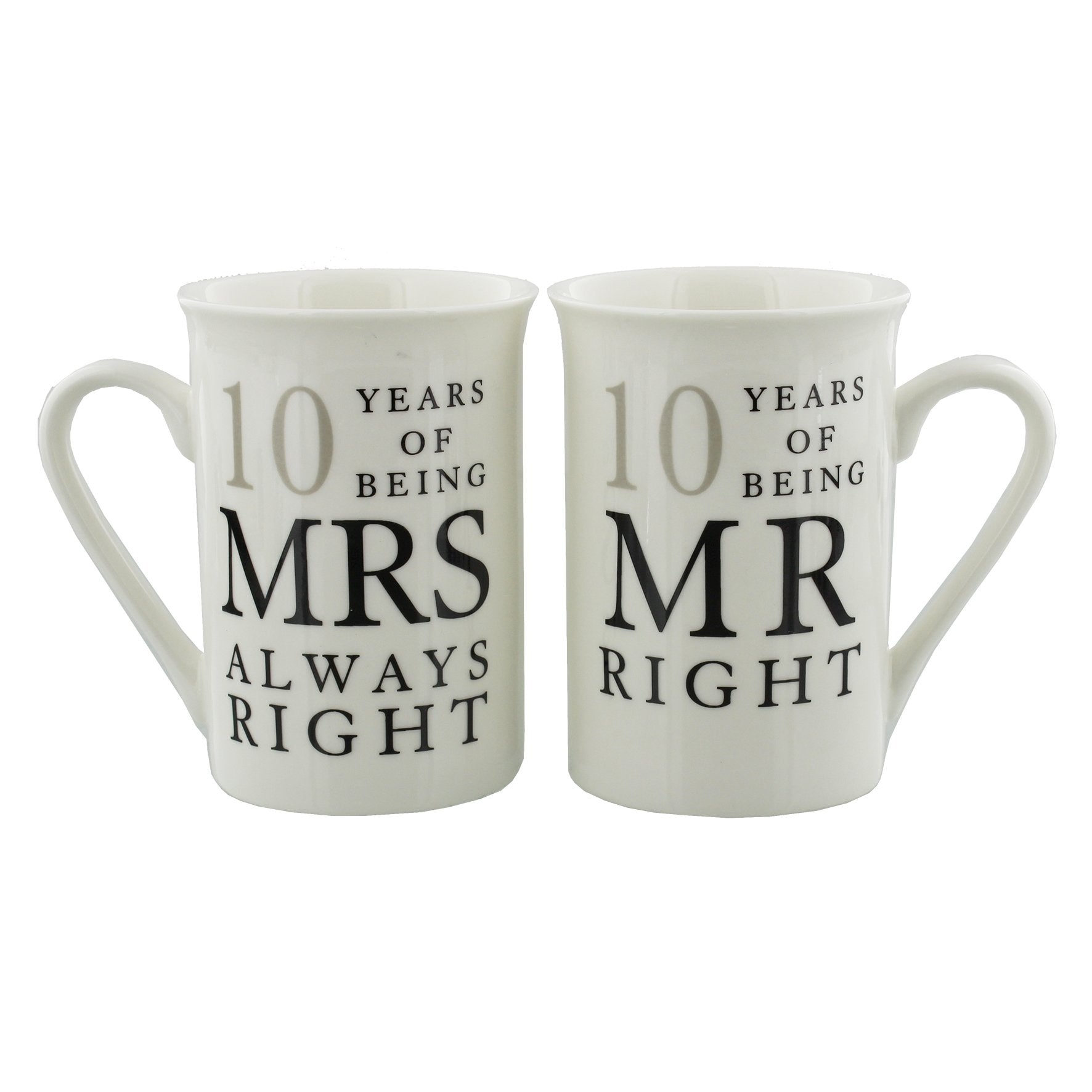 10th-Anniversary-Gift-Set-of-2-China-Mugs-Mr-Right-&-Mrs-Always-Right