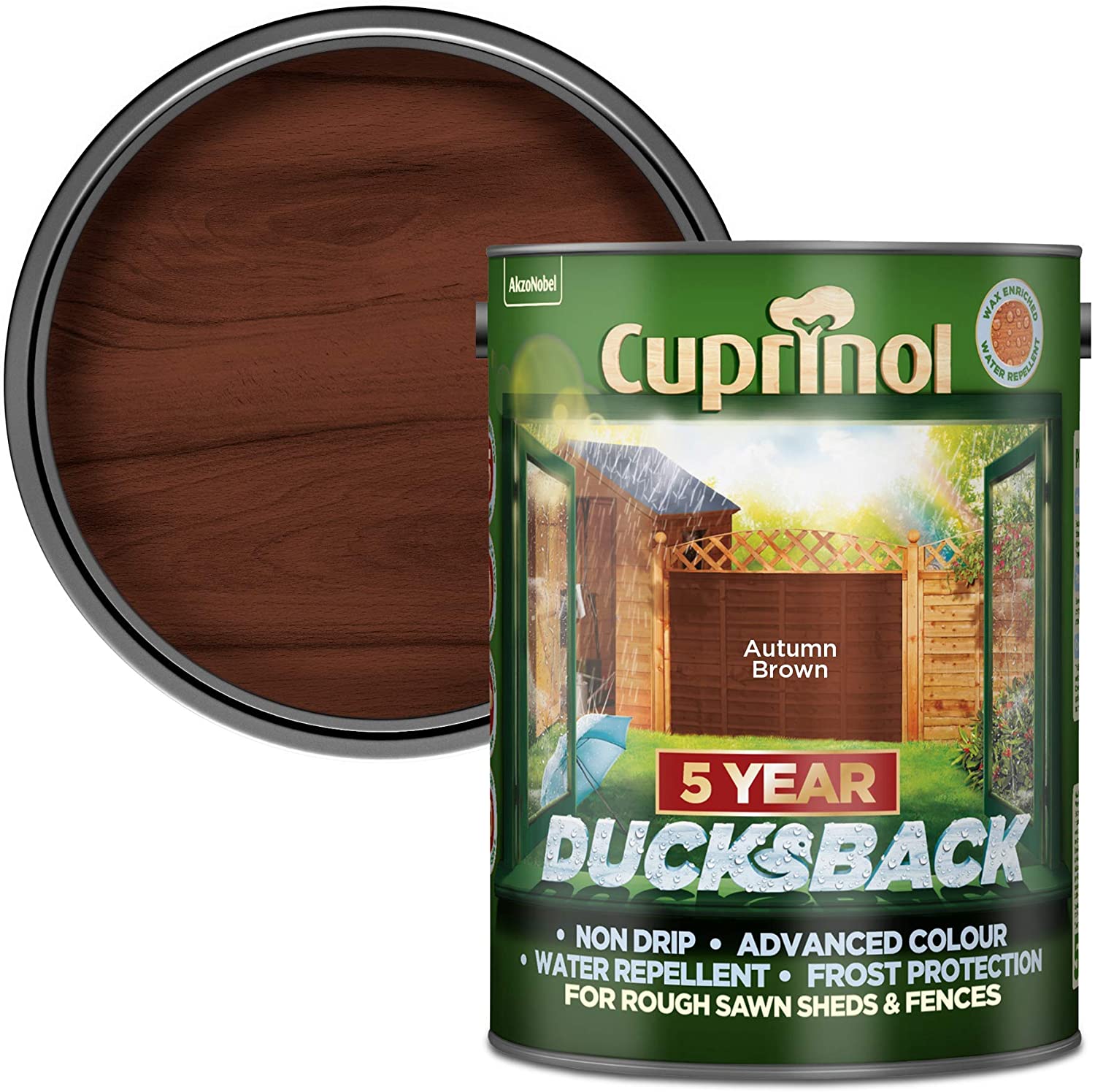 Cuprinol-Ducksback-5-Year-Waterproof-for-Sheds-and-Fences-Autumn-Brown-5-Litre