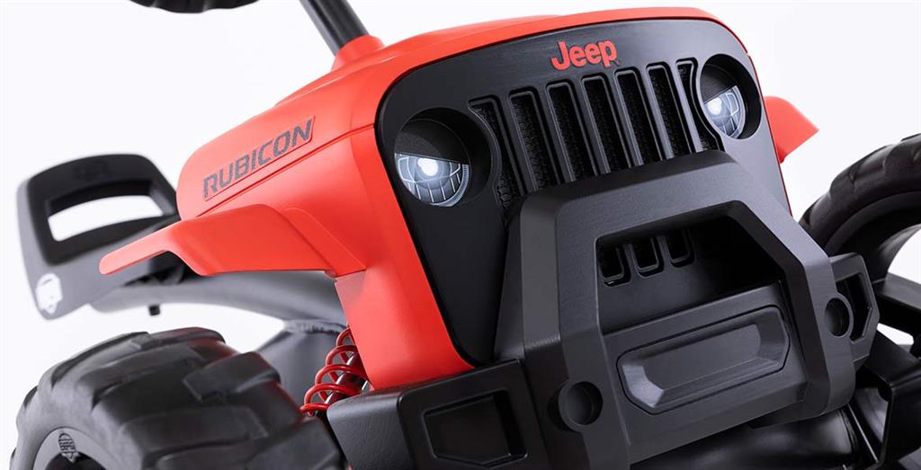 BERG Jeep® Buzzy Rubicon Black & Orange Go-Kart