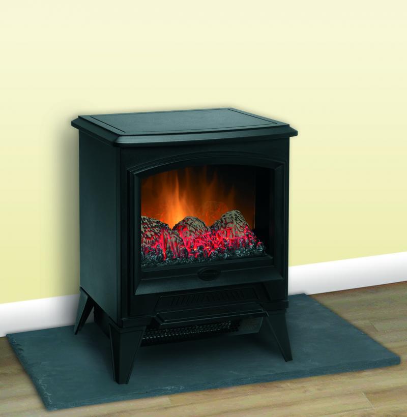 Dimplex Cheriton Freestanding Optiflame Electric Fire, Thermostat, 2kW