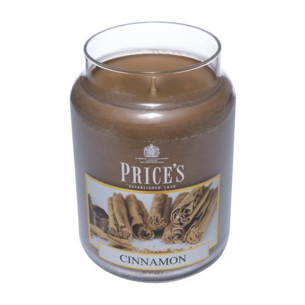 Prices Candles Scented Large Jar - Cinnamon Special Offers & Discounts Kitchen Home / Tealights