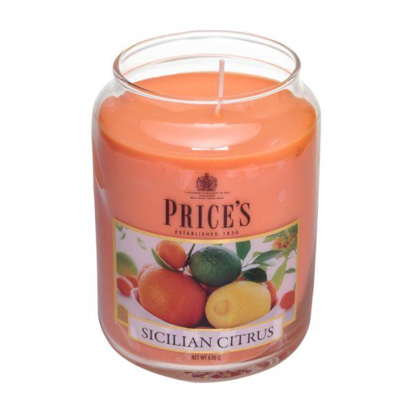 Prices Candles Scented Large Jar - Sicilian Citrus Special Offers & Discounts Kitchen Home /