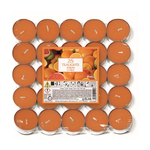 Prices-Aladino-Scented-Tealights-Pack-of-25-Citrus