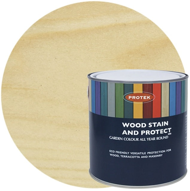 Protek Wood Stain & Protect 2.5L Clear