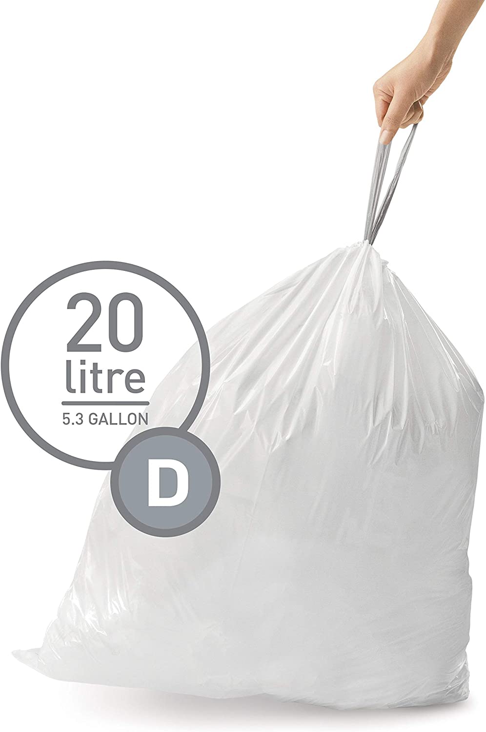 Simplehuman Code D Pack Of 20 Custom Fit Bin Liners