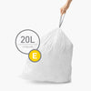 Simplehuman Code E Pack Of 20 Custom Fit Bin Liners