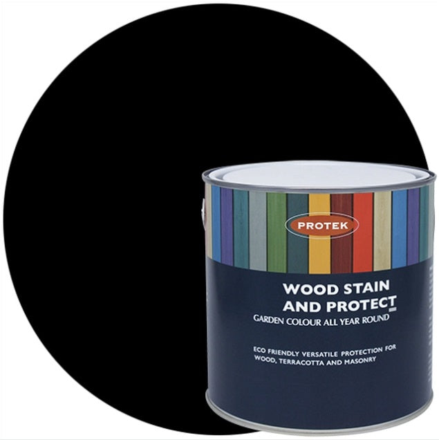 Protek Wood Stain & Protect 2.5L Ebony