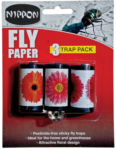 Nippon-Fly-Paper-Traps-Pack-of-3
