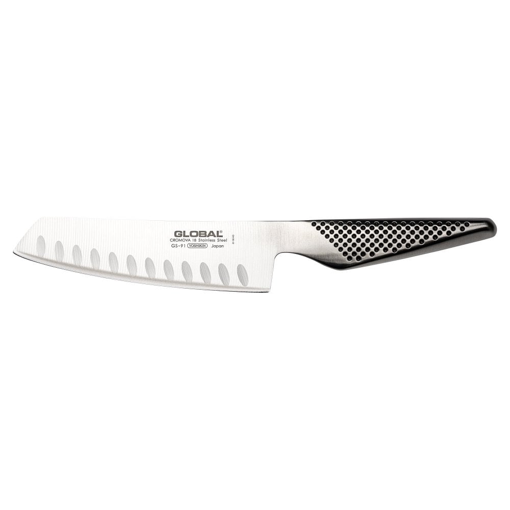 Global GS-91 14cm Blade Fluted Vegetable Knife